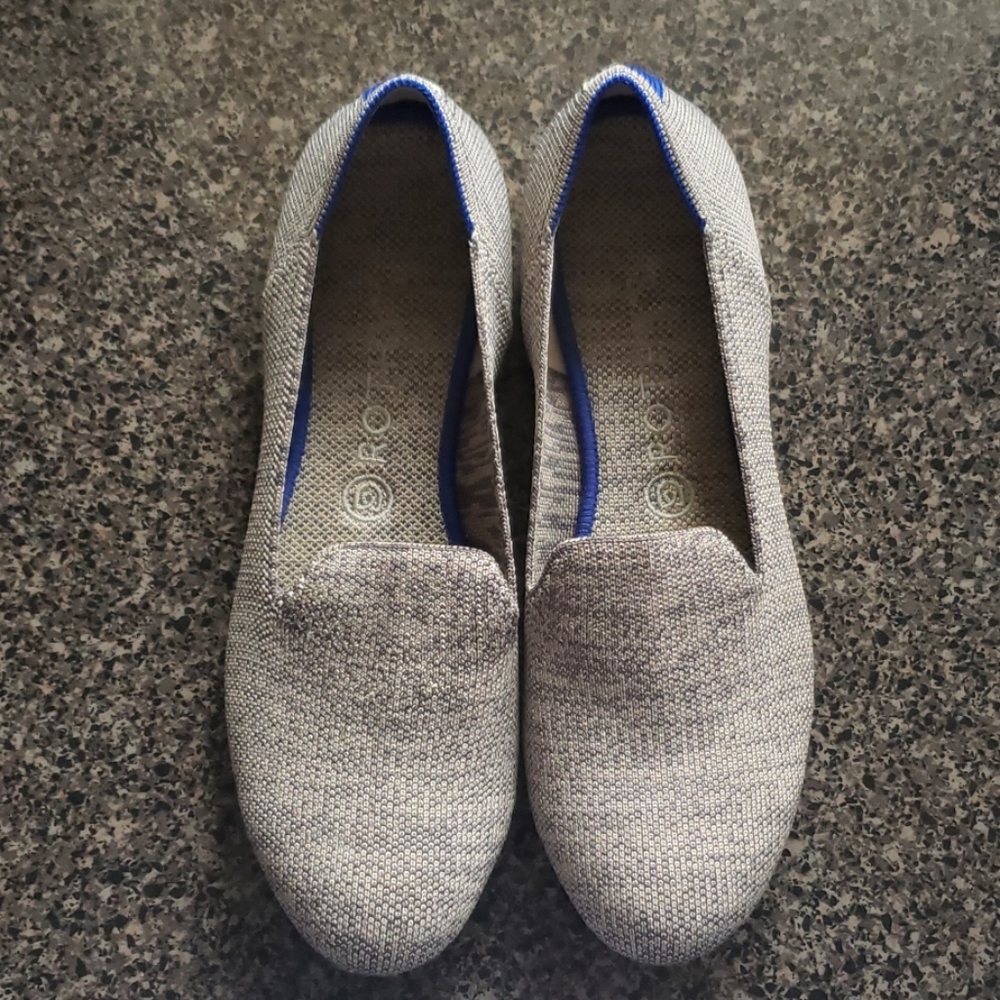 Rothys Loafer Size 10 RARE Heather Gray